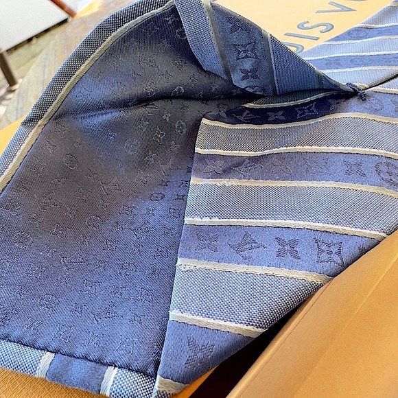 🎁HOLIDAY 25’🎁🔥🆕💯ICONIC LOUIS VUITTON KNIGHT CHARMS STRIPES MONOGRAM TIE🔥 - Picture 16 of 17